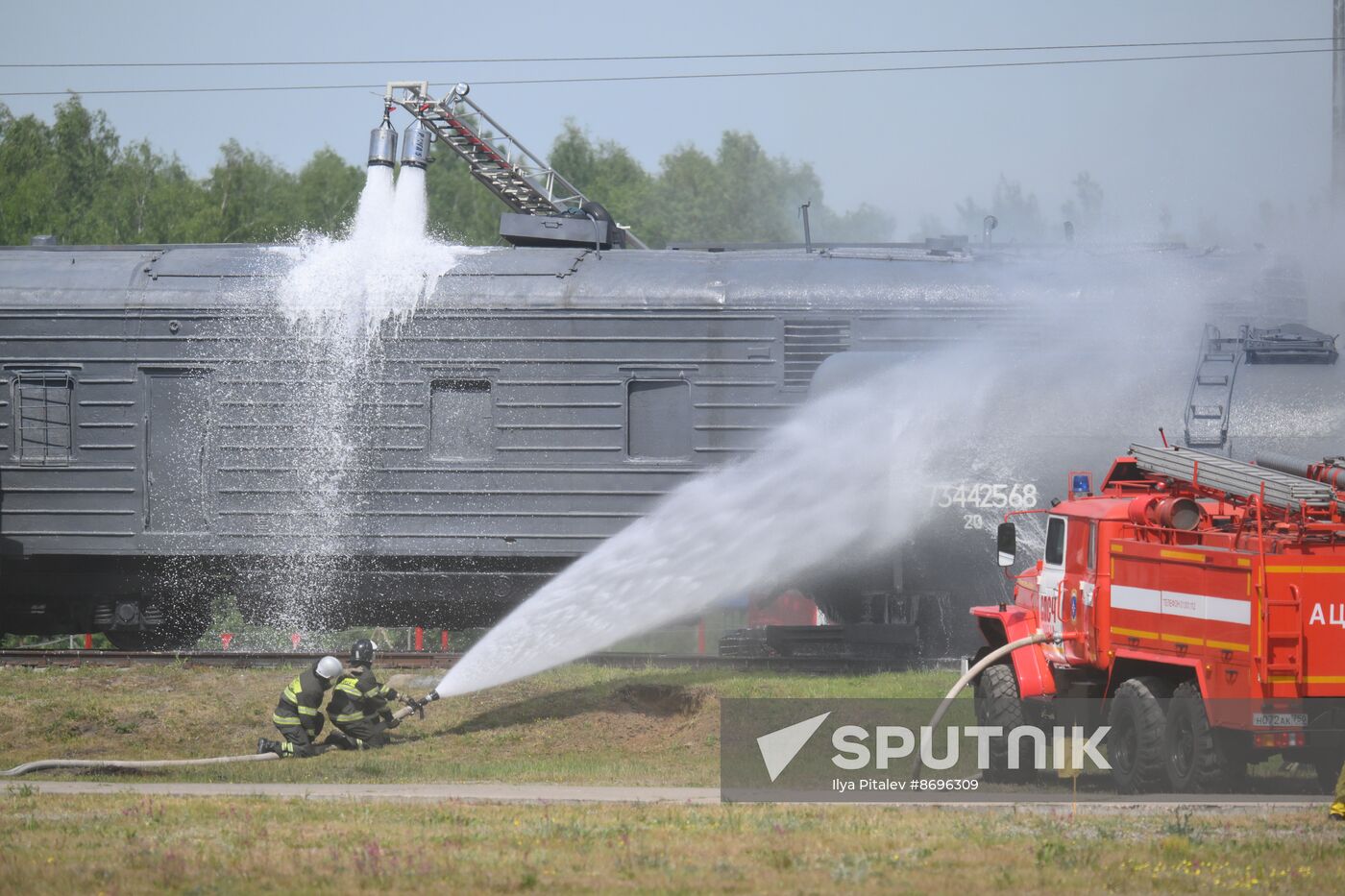 Russia Emergencies Ministry Drills