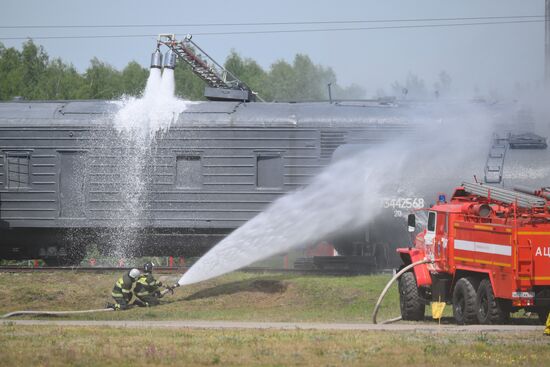Russia Emergencies Ministry Drills