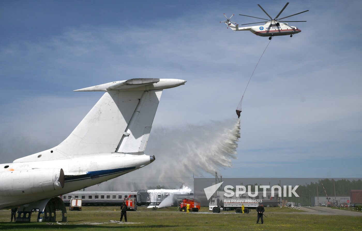 Russia Emergencies Ministry Drills