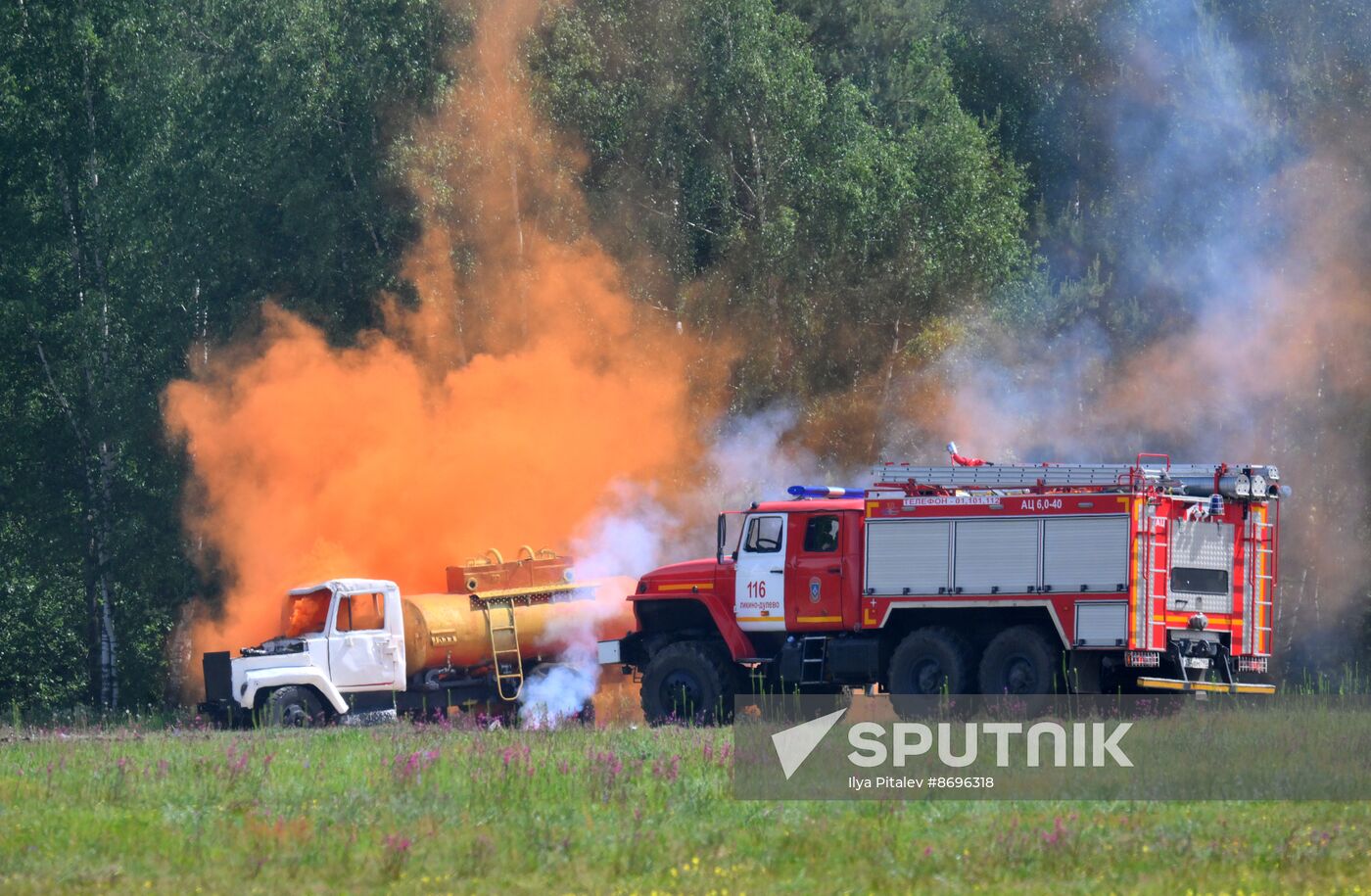 Russia Emergencies Ministry Drills