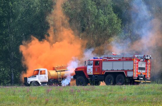 Russia Emergencies Ministry Drills