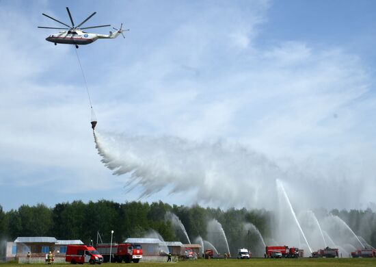 Russia Emergencies Ministry Drills