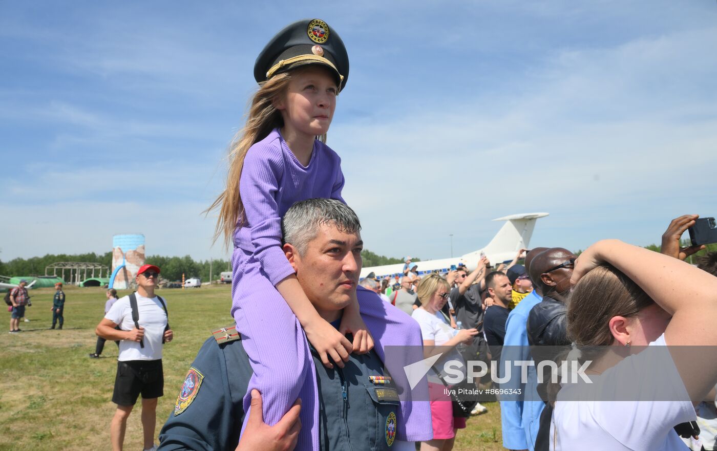 Russia Emergencies Ministry Drills