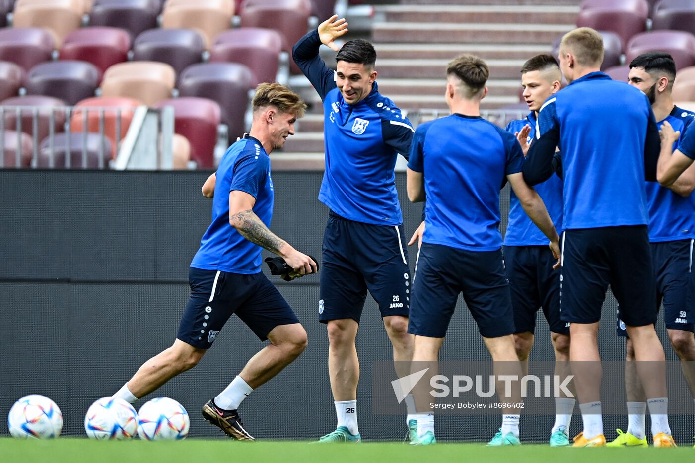 Russia Soccer Cup Superfinal Baltika Training