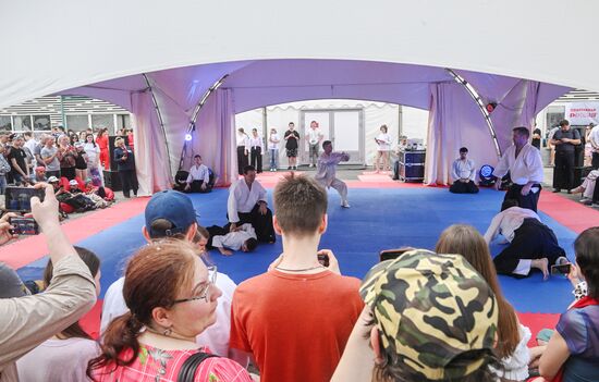 RUSSIA EXPO. Moscow Martial Arts Festival opening ceremony