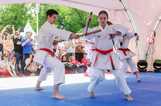 RUSSIA EXPO. Moscow Martial Arts Festival opening ceremony