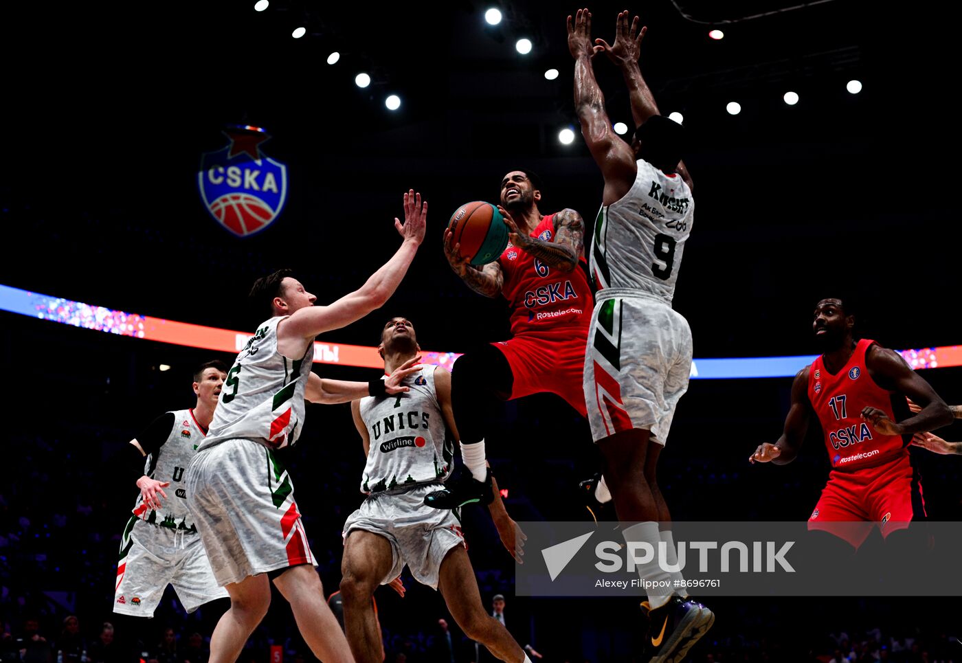 Russia Basketball United League CSKA - UNICS