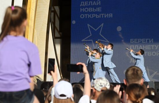 RUSSIA EXPO. Closing ceremony for Movement of the First Festival for Children and Youth