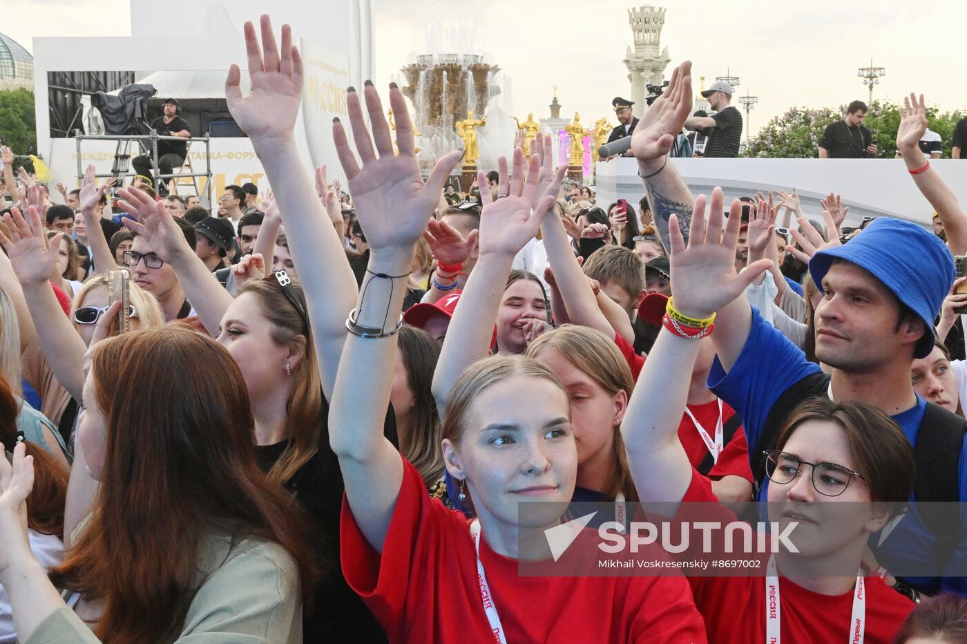 RUSSIA EXPO. Closing ceremony for Movement of the First Festival for Children and Youth