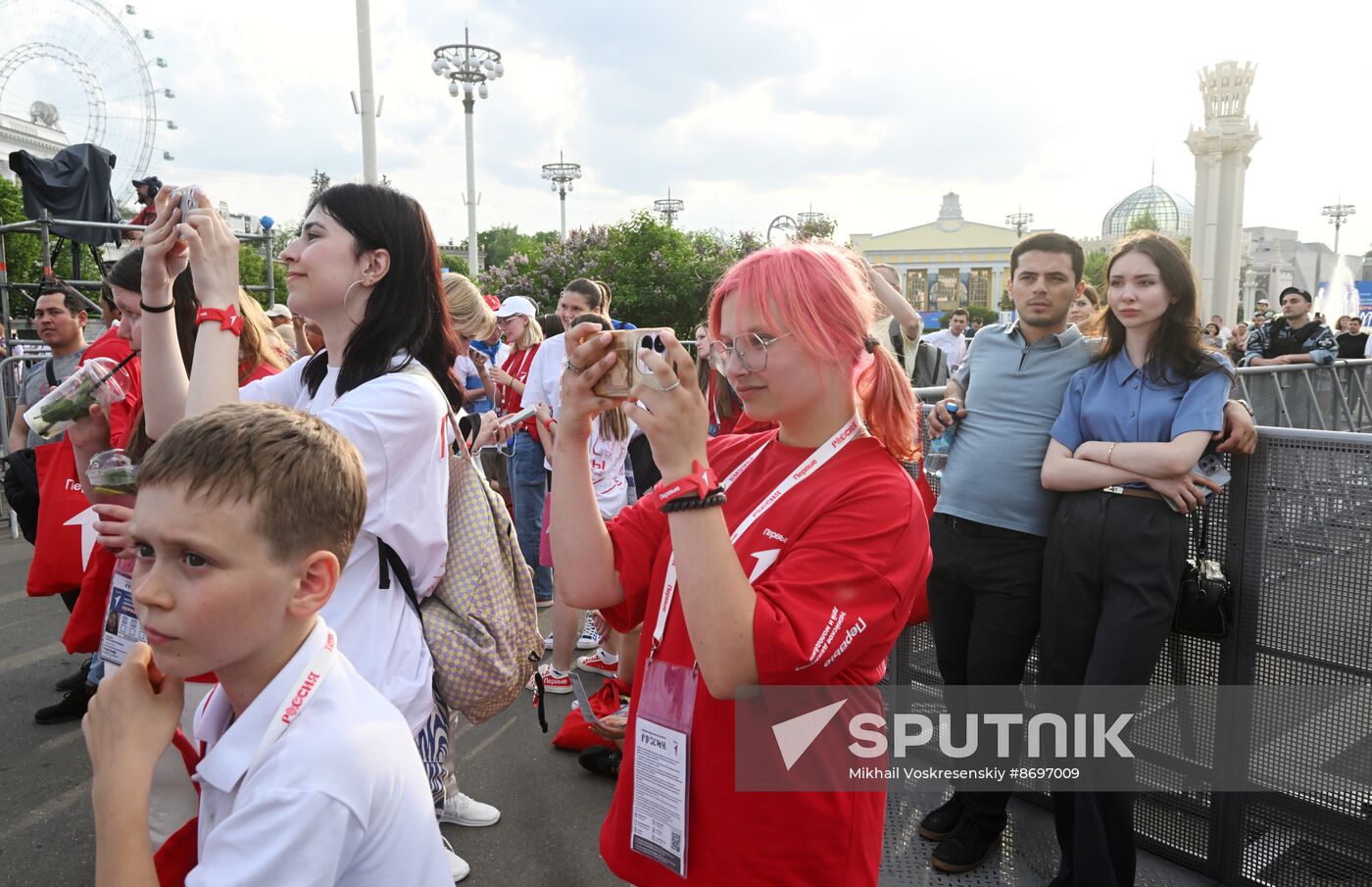 RUSSIA EXPO. Closing ceremony for Movement of the First Festival for Children and Youth