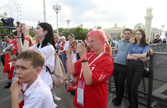 RUSSIA EXPO. Closing ceremony for Movement of the First Festival for Children and Youth