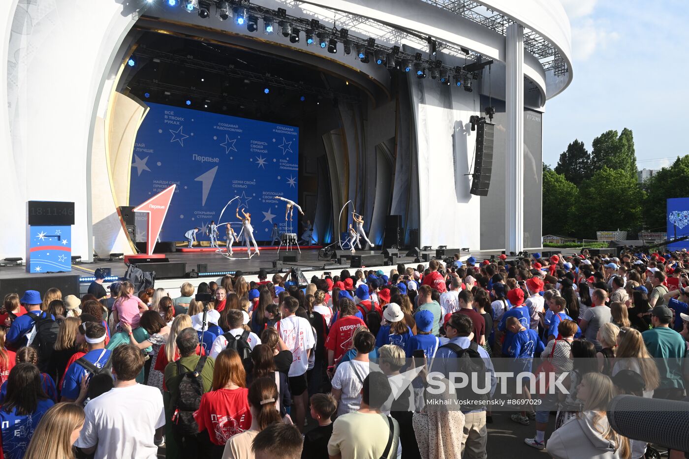 RUSSIA EXPO. Closing ceremony for Movement of the First Festival for Children and Youth