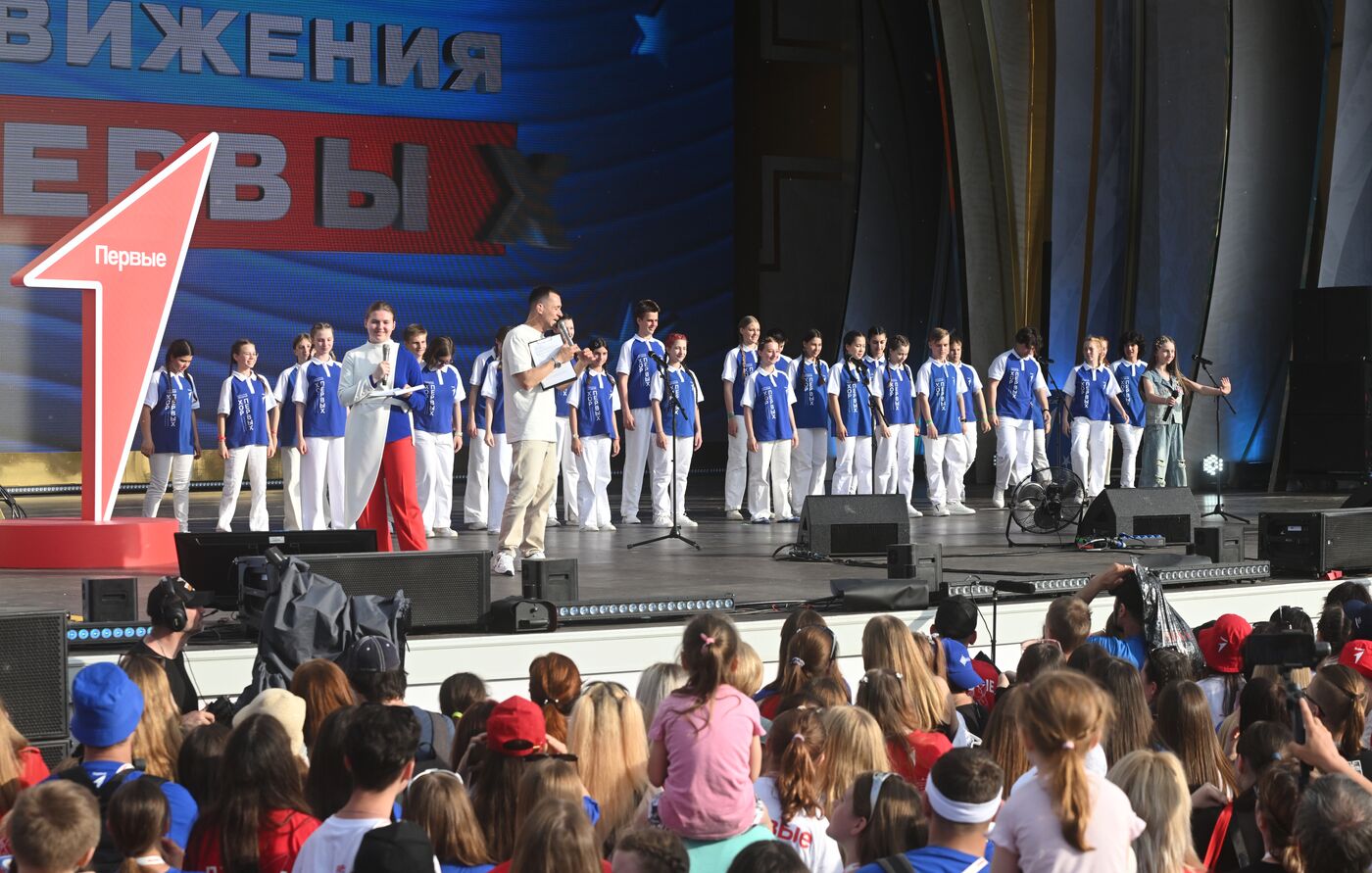 RUSSIA EXPO. Closing ceremony for Movement of the First Festival for Children and Youth