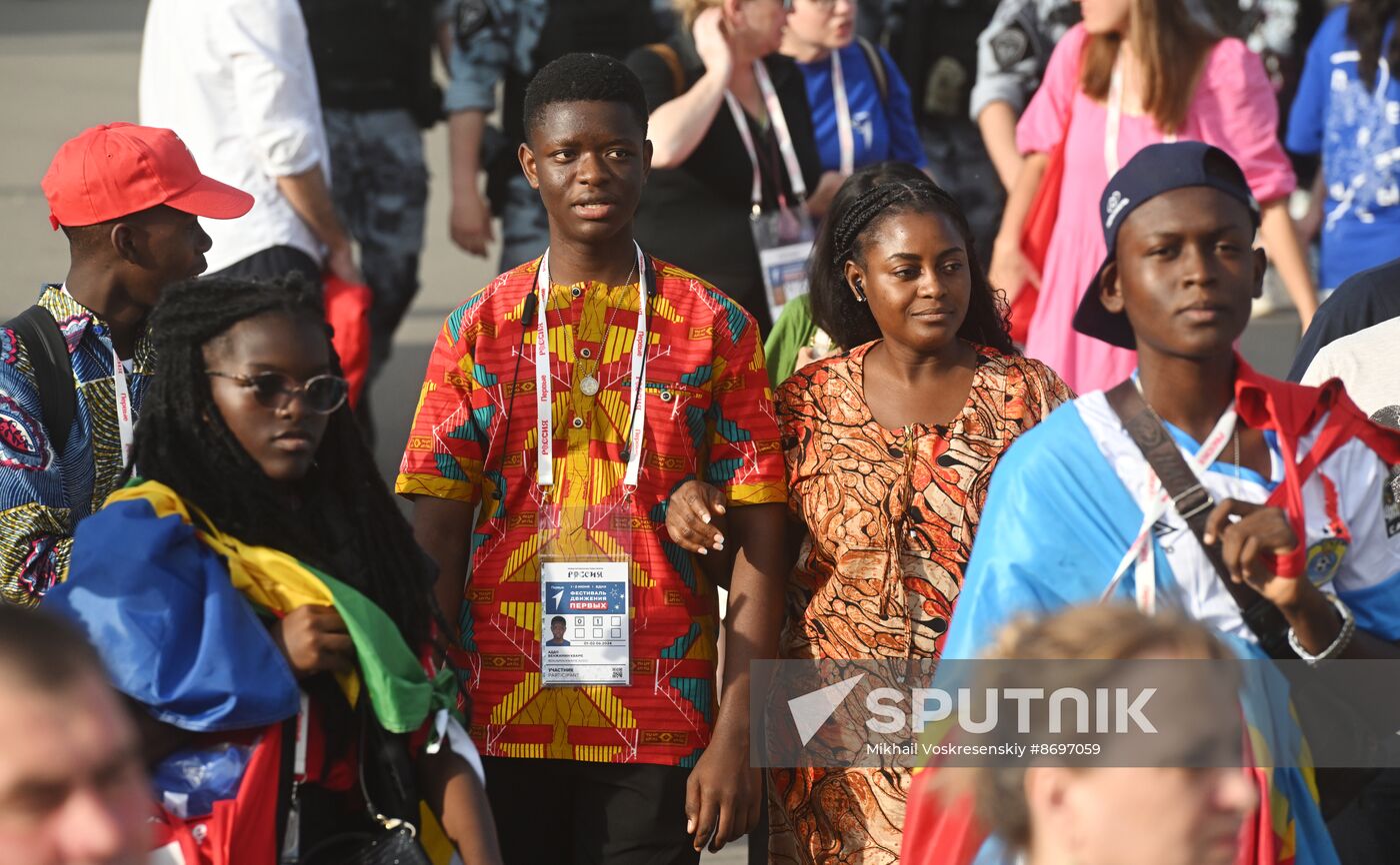 RUSSIA EXPO. Closing ceremony for Movement of the First Festival for Children and Youth