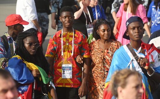 RUSSIA EXPO. Closing ceremony for Movement of the First Festival for Children and Youth