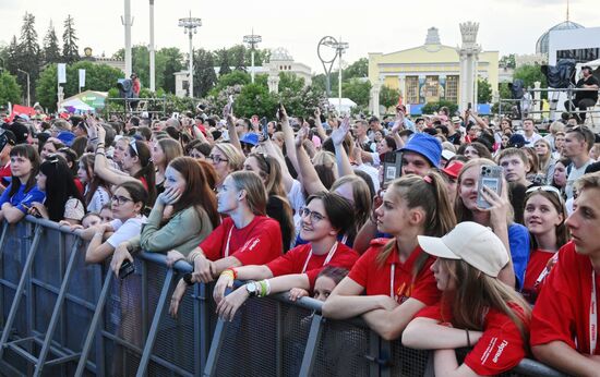 RUSSIA EXPO. Closing ceremony for Movement of the First Festival for Children and Youth