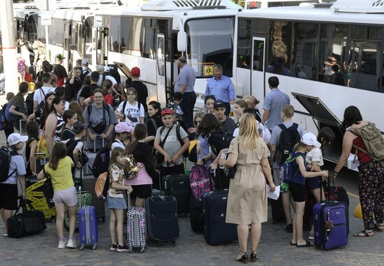 Russia Ukraine Military Operation Evacuees