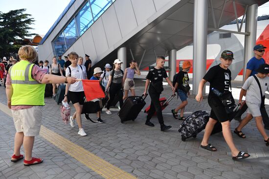 Russia Ukraine Military Operation Evacuees