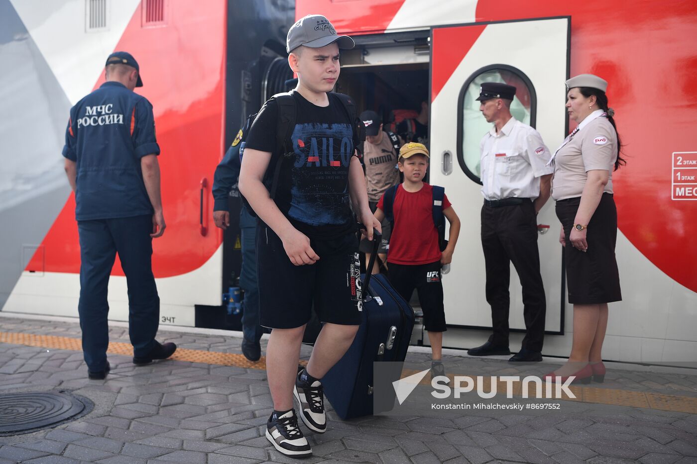 Russia Ukraine Military Operation Evacuees