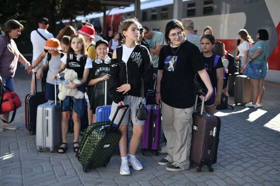 Russia Ukraine Military Operation Evacuees