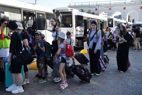 Russia Ukraine Military Operation Evacuees