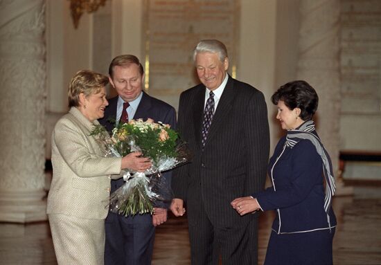 President of Republic of Ukraine Leonid Kuchma pays official visit to Russian Federation