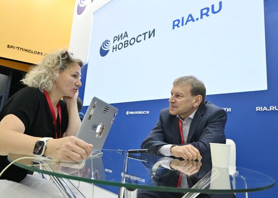 SPIEF-2024. RIA Novosti stand