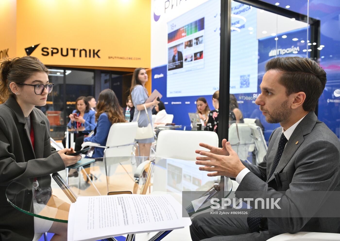 SPIEF-2024. RIA Novosti stand
