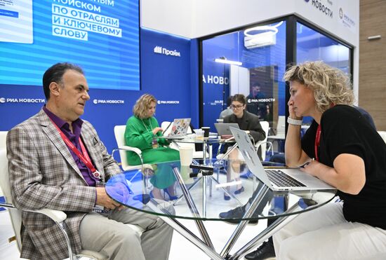 SPIEF-2024. RIA Novosti stand