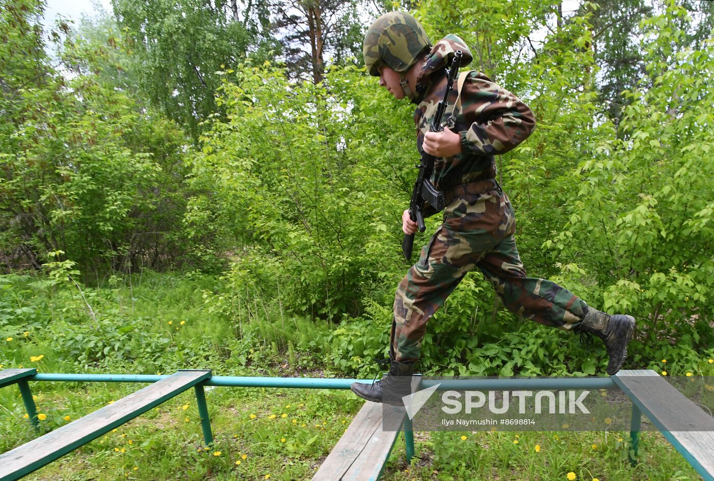 Russia Military Patriotic Club Training