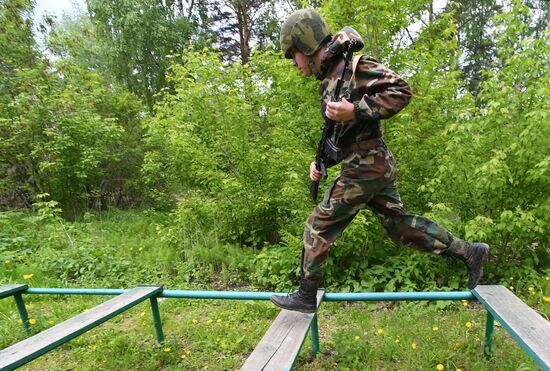 Russia Military Patriotic Club Training