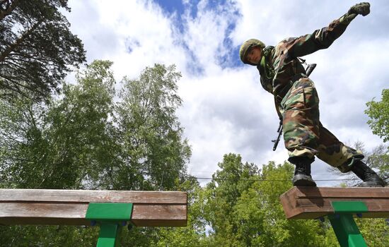 Russia Military Patriotic Club Training