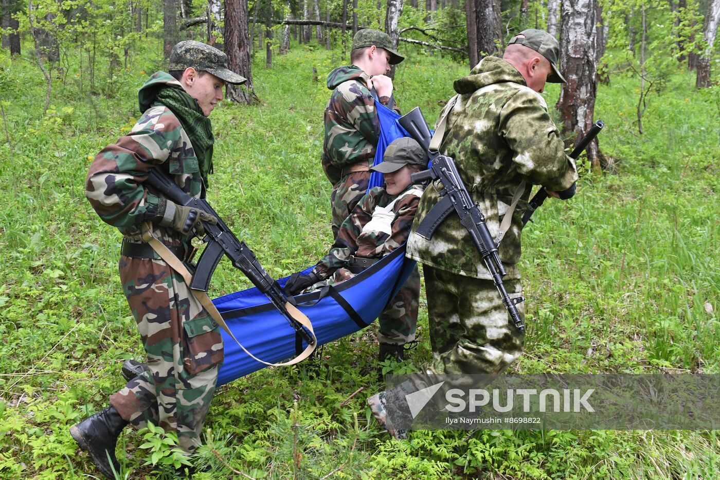 Russia Military Patriotic Club Training