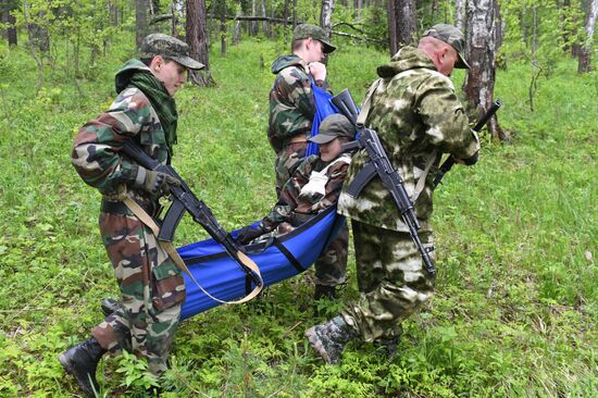 Russia Military Patriotic Club Training