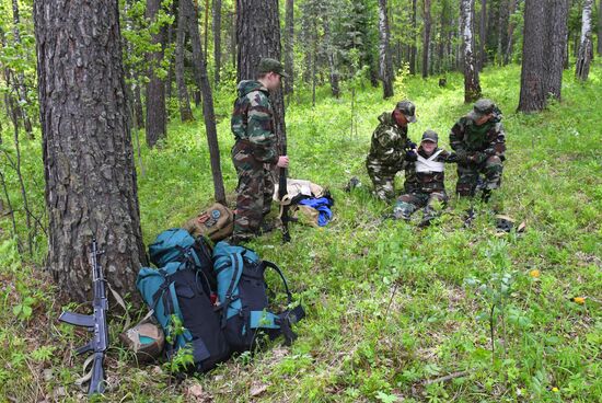 Russia Military Patriotic Club Training