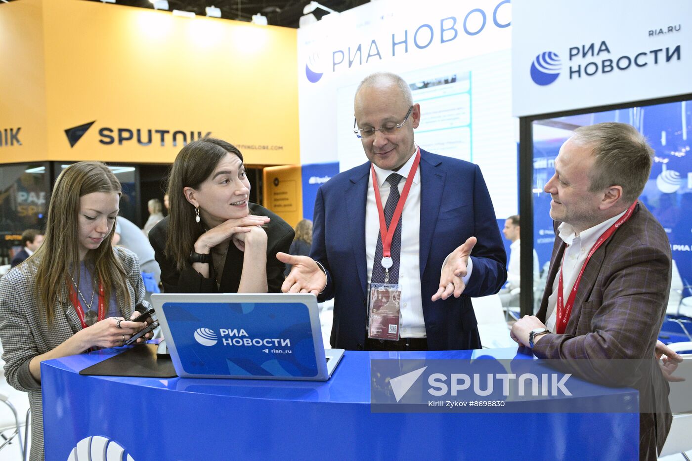 SPIEF-2024. RIA Novosti stand