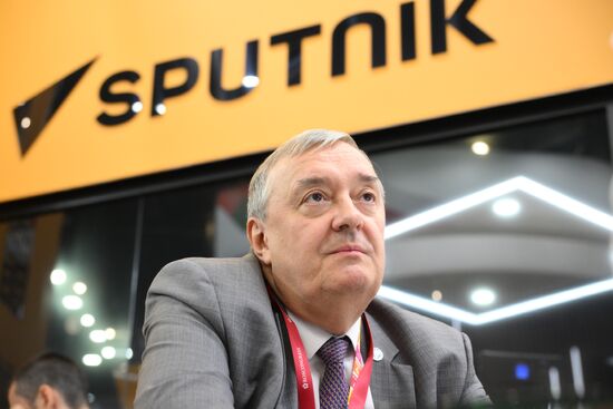 SPIEF-2024. Sputnik Radio studio