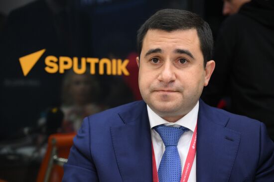 SPIEF-2024. Sputnik Radio studio