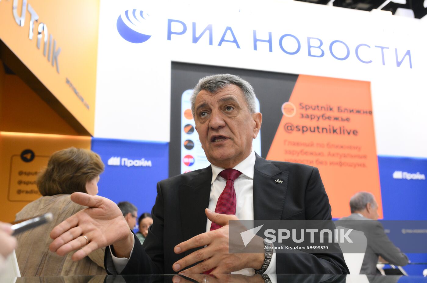 SPIEF-2024. RIA Novosti stand.