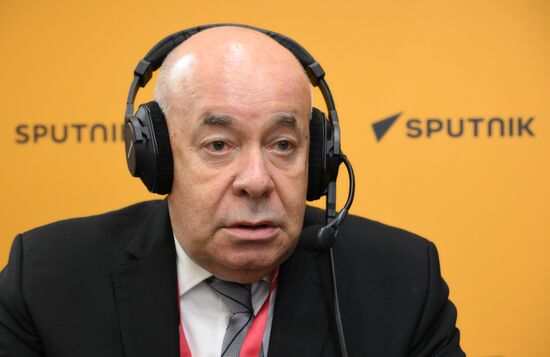 SPIEF-2024. Sputnik Radio studio