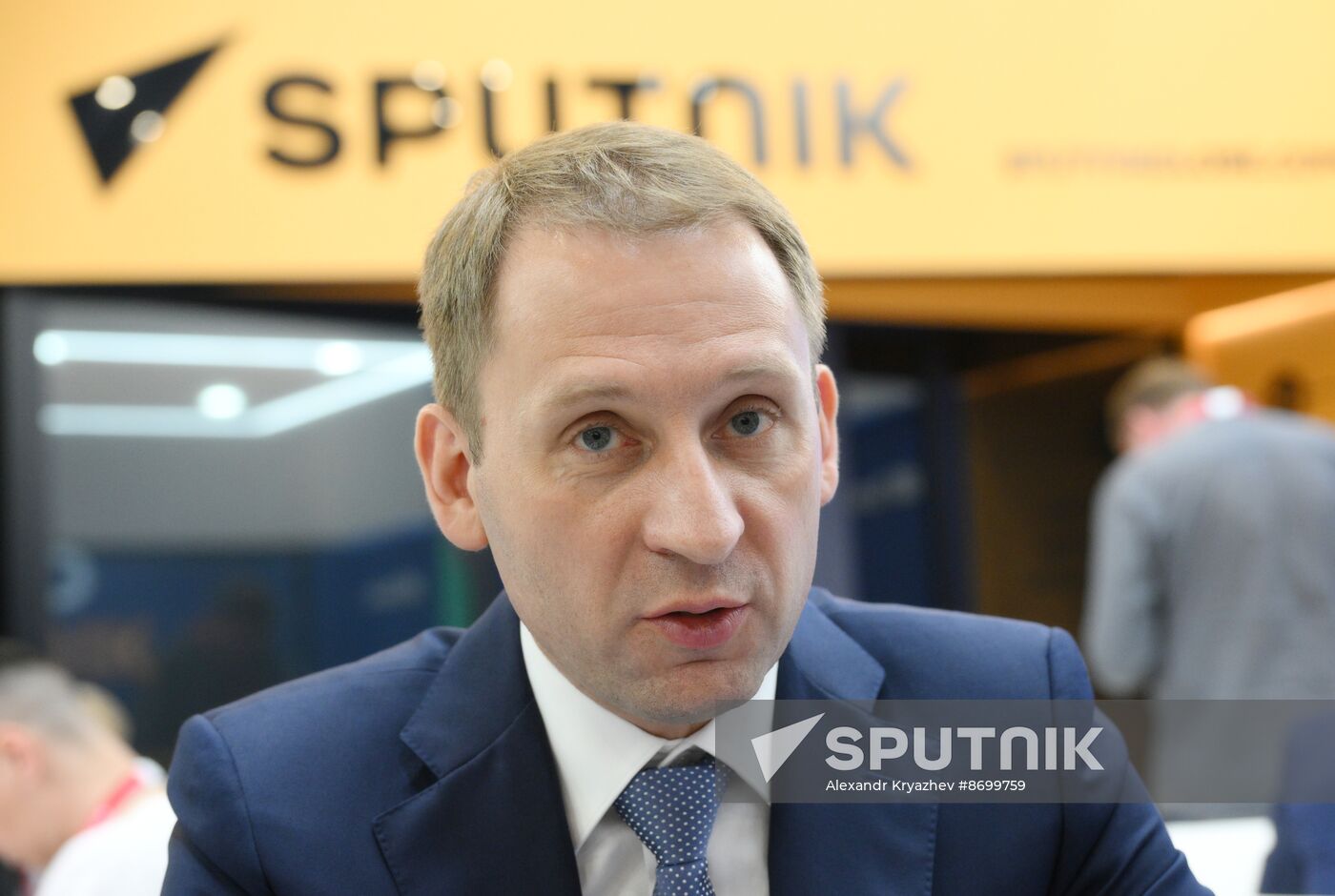 SPIEF-2024. Sputnik Radio studio