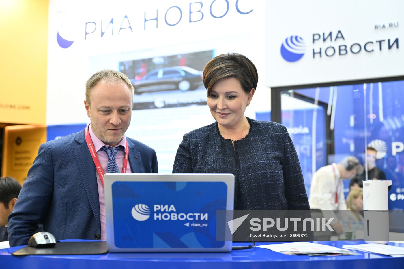SPIEF-2024. RIA Novosti stand.