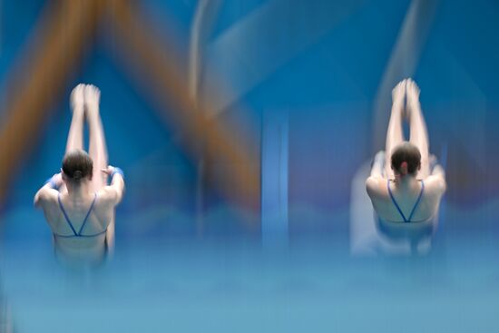 Russia Diving Championships Women Synchronized 10m Platform Final