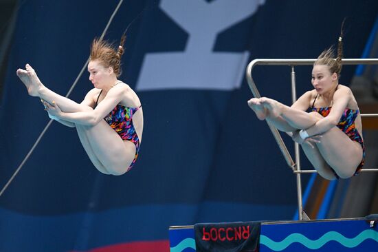 Russia Diving Championships Women Synchronized 10m Platform Final