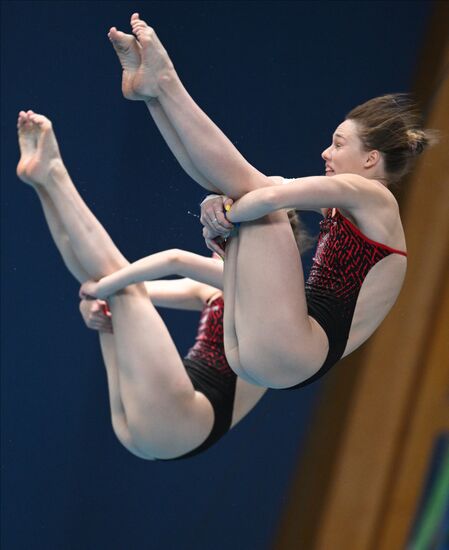 Russia Diving Championships Women Synchronized 10m Platform Final