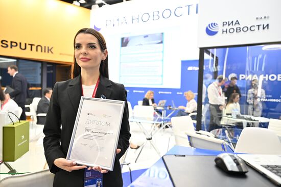 SPIEF-2024. RIA Novosti stand.