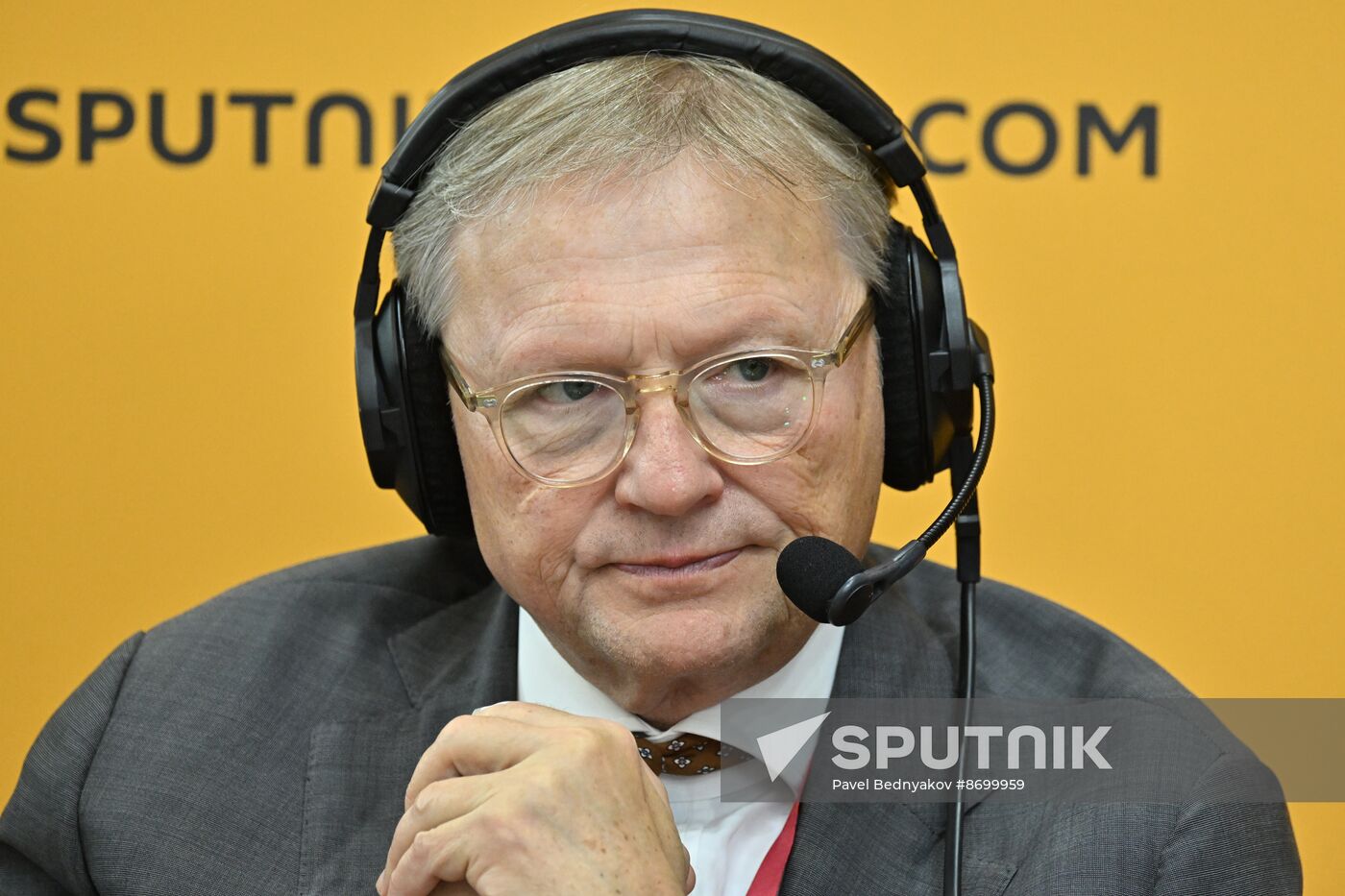 SPIEF-2024. Sputnik Radio studio