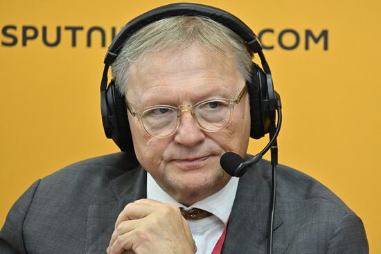 SPIEF-2024. Sputnik Radio studio