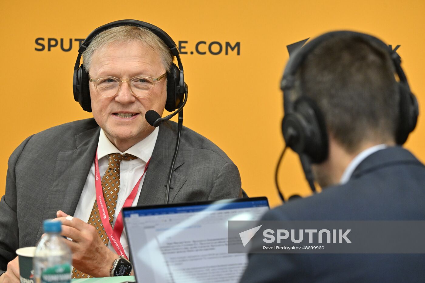 SPIEF-2024. Sputnik Radio studio