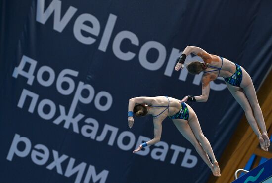 Russia Diving Championships Women Synchronized 10m Platform Final